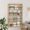Polica za časopise Zidne 2 pcs Sonoma hrast 100 x 12 x 70 cm
