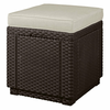 Temno rjav vrtni tabure Cube – Keter