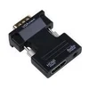 FAST ASIA Adapter - konvertor HDMI (F) - VGA (M) plug in crni