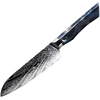 Damaskus kuhinjski nož Seiryuu - Santoku / Modra KP37602