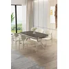 Hanah Home Trpezarijski set, 5 komada, Svetlozeleni