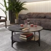 Hanah Home Klub sto Versy 90x36,8x90cm Crni