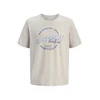 JACK & JONES Majica ecru/temno modra/bela