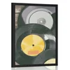 Plakat stare gramofonske plošče - 20x30 white