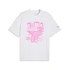 PUMA Flagrant Foul Relaxed Basketball Tee Men, Sport, White, S