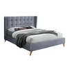 Postelja Houston 1706 (Siva) Zakonske, Siva, 160x200, Blago, Posteljno dno, 172x219x113cm