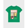 Sinsay - Pamučna majica sa printom Marvel - zeleno