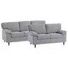 GREY Sofa 2 pieces set Gedved, light