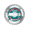 TOTAL Univerzalna turbo dijamantska rezna ploča 115mm suvo/mokro