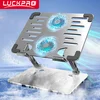 Luckpro Postolje za laptop sa ventilator za hlađenje, Srebrne boje