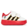 Adidas Patike za dečake Grand Court Mickey Cf I, JQ8070, Crveno-bele