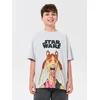 Sinsay - Pamučna majica sa printom Star Wars - svetlo siva