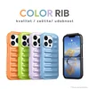 Maska za mobilni telefon Samsung Galaxy A15 5G COLOR RIB, Siva
