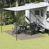 Teppi za šator Svijetlo siva 400 x 250 cm Polietilen