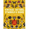 Vintage Tattoos, Symbols & Signs Sticker, Color & Activity Book