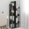 Ormarić za knjige crni 48 x 25,5 x 140 cm konstruirano drvo