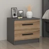 Hanah Home Noćni ormarić Kale 54x40x47cm Orah
