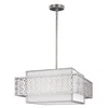 Elstead Lighting Elstead Kenney Stropna svetilka s 3 lučmi, srebrna, E27, (22098003)