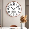 Compas Zidni sat 3439A, 41 cm, Braon