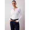 Trendyol Milla ženska bluza Twoaw26Bz00063, bela