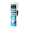 Sanitarni silikon, Bison, rjav, 280ml