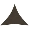 Vidaxl Senčno jadro 160 g/m2 rjavo 4,5x4,5x4,5 m HDPE