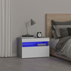 Noćni ormarić s LED svjetlima boja hrasta sonome 60x35x40 cm