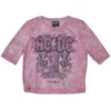 AC/DC Plug Me In Pink S Ženske Majica