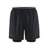 Craft ADV CHARGE 2IN1 STRECH SHORTS M, moške fitnes hlače, črna 1911911