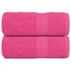 Vidaxl vidaXL 2-paket brisač, roza, 30 x 30 cm, 100 % bombaž