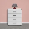 Hanah Home Komoda s ladicama 65x78x41cm Bijela