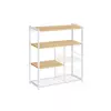 Songmics Kuhinjska polica 35x80x95 cm rjava