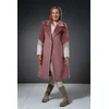 BOUCLÉ MODA Ženski kaput Trougao, Roze