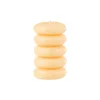 Ljubki dom Stebrna sveča MACARON 11,5 cm svetlo rumena