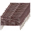 KADAX Vrtna pletena palisadna ograja, 60x40 cm, komplet 10 kosov