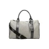 Bershka Potovalna torba antracit/off-bela