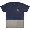 The Beatles Oval Logo (Wash Collection) Navy Blue L Majica