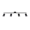 Sollux SL.1168 - Spot svetiljka LEMMI 4xGU10/10W/230V crna
