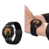 Smorss Zamenska narukvica za pametni sat za Huawei Watch GT6/Watch5/GT5/Pro/GT4/3/2/Watch4 Pro Smart, Crna