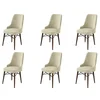 Hanah Home Set stolica Pare, 46x94x46 cm, 6 komada, Krem-braon