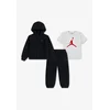 Jordan Komplet BROOKLYN pegasto siva / rdeča / črna