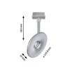 Paulmann URail LED reflektor Eye chrom mat - Sodobni - mat krom - Plastika