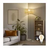 Brilagi - LED podna lampa CERIA 1xE27/40W/230V prečnika 40 cm bambus/bela