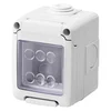 Gewiss System, nadgradna kutija 2M, IP55, siva ( Gw27042 )