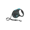 Povodec Flexi Black Design L do 50 kg, 5 m traku – moder