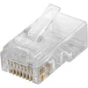 Goobay 93828 žični konektor RJ45 Prozorno