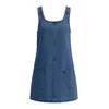 Imily Bela Obleka moder denim