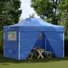 Šator za zabave 280 x 410 x 315 cm Plava Oxford tkanina