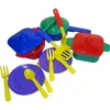 Plastični set posode z orodjem - več vrst