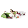 Schleich Sarah kampira s ponijem in živalmi